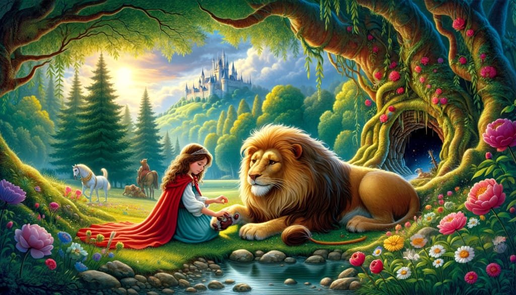 El León Encantado en inglés