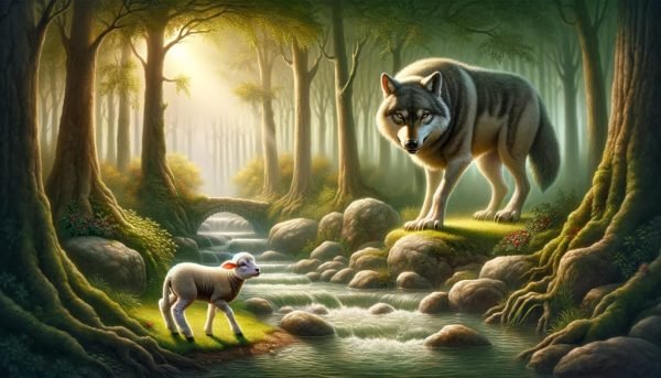 El Lobo y el Cordero: Moraleja del Cuento - Cuentos Gratis