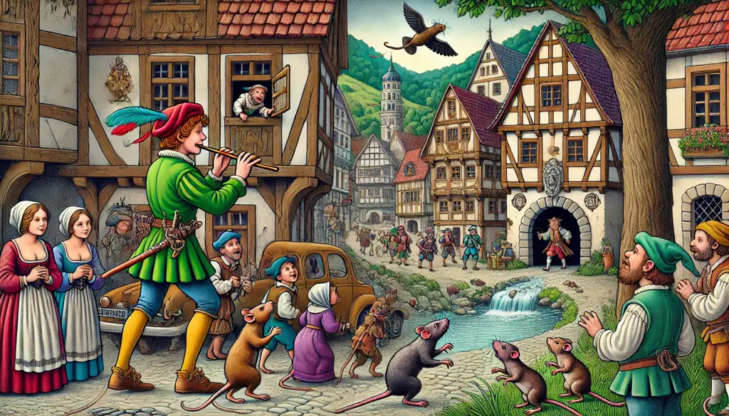 Resumen del Flautista de Hamelin