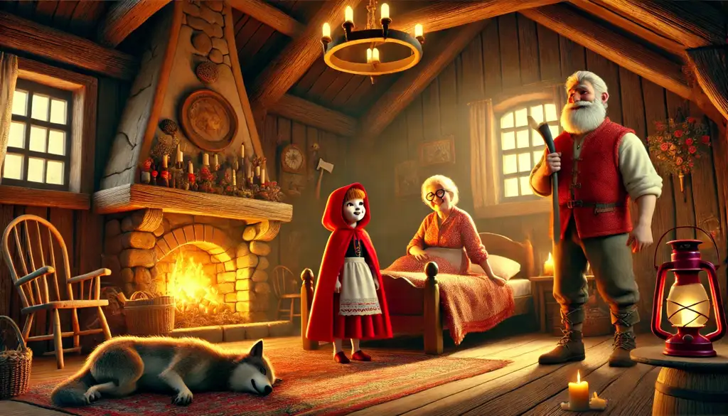 ¿Cómo termina el cuento de Caperucita Roja?