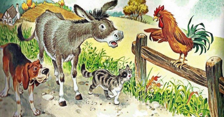 Los músicos de Bremen en inglés